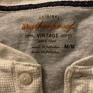 Long sleeve half button down